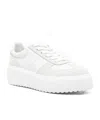 Hogan H-stripes Platform Sneakers In White
