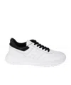 Hogan Round Toe Sneakers In White
