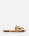 Hogan Sandals In Beige
