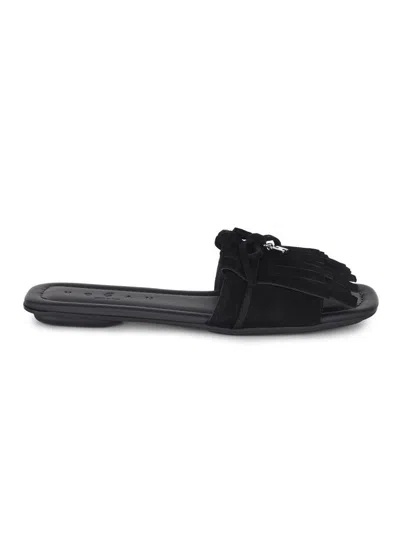 Hogan Sandals In Black