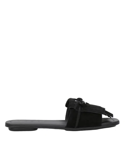 Hogan Sandals Black