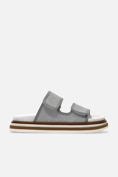 Hogan Sandals Silver