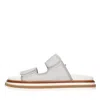 Hogan Sandals Silver In Argento Chiari E Naturali