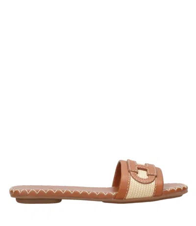 Hogan Sandals Suede In Brown