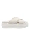 Hogan Plateausandalen Skyscraper Mit Leder In White