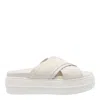 Hogan Plateausandalen Skyscraper Mit Leder In White