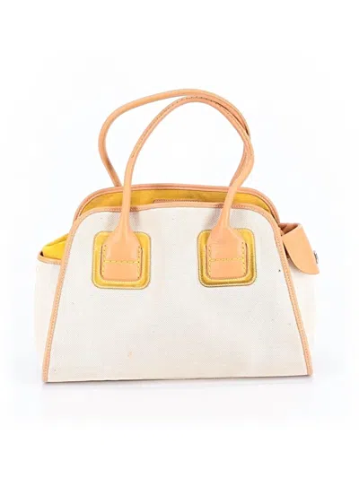 Pre-owned Hogan Satchel In Ivory