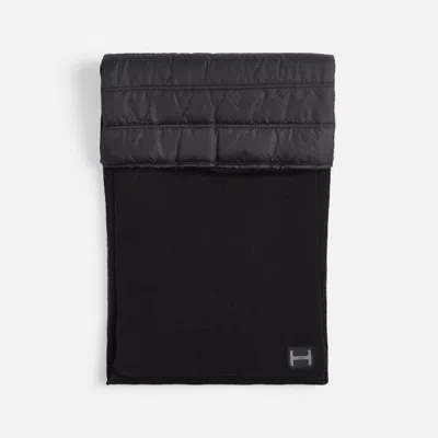 Hogan Sciarpa Trapunta + Maglia In Black