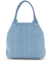 Hogan Script Media Embossed(denim)