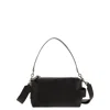 Hogan Script Mini Leather Top Box In Black