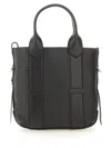 Hogan Small "shopping Script" Bag In Black