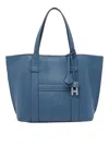Hogan Script Shopping Bag In Blue