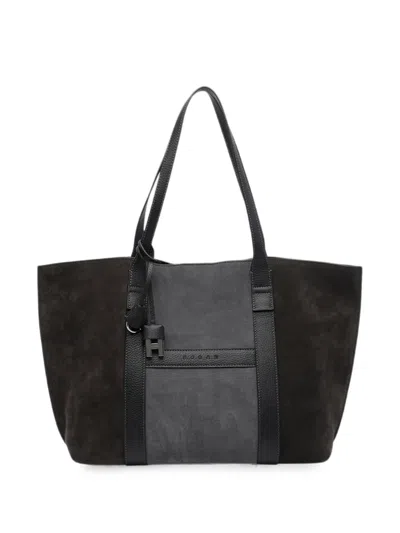 Hogan Script Shopping Bag Medium In Pink