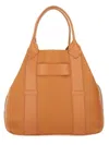 Hogan Script Shopping Bag In Orange