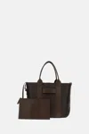 Hogan Script Shopping Medium In Brown