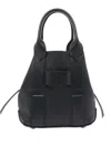 Hogan Leather Shoulder Bag 2 Handles In Black