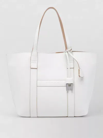 HOGAN SCRIPT SHOPPING TOTE BAG TOP HANDLES STRAP