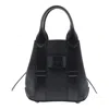 Hogan Leather Shoulder Bag 2 Handles In Black