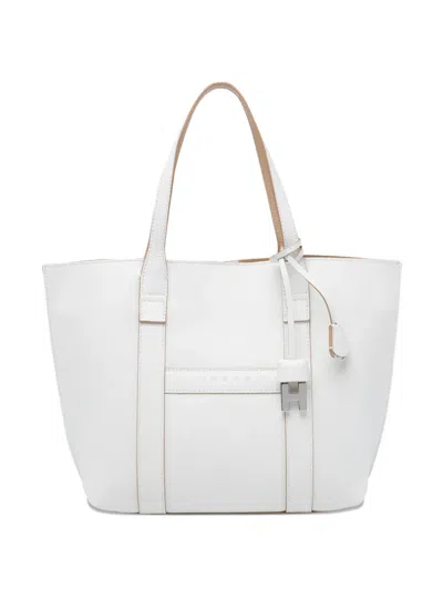 HOGAN SCRIPT TOP-HANDLES TOTE BAG