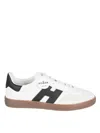 Hogan Sculpted Sneakers With Contrasting Accents In White