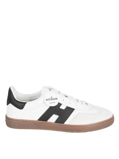 Hogan Sculpted Sneakers With Contrasting Accents In White