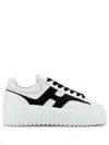 Hogan Nappa Leather Sneakers With Extralight Eva Sole In White