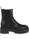Hogan Elastic-panel Platform Chelsea Boots In Black