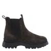 Hogan H692 Ankle Boots In Brown