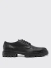 Hogan Chunky Sole Round Toe Derby Shoes In Black