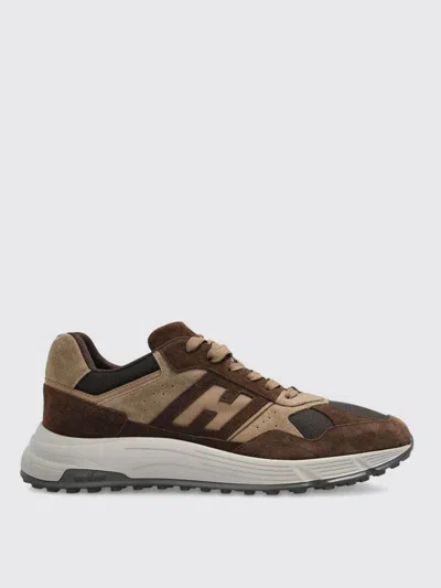 HOGAN SNEAKERS HOGAN MEN COLOR BROWN,H33030032