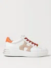 Hogan Rebel Sneakers In Nappa Leather Multicolor In White 1