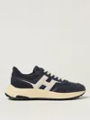 Hogan Hyperlight Suede And Nappa Leather Sneakers In Black