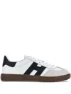Hogan Sculpted Sneakers With Contrasting Accents In White