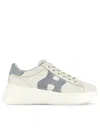 Hogan Light Blue Rebel Sneaker In White