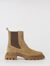 Hogan H674 Chelsea Boots In Nude
