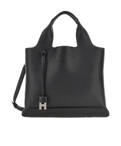 Hogan Shopping Bag In Black