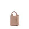 Hogan Mini Bag With 2 Handles And Removable Strap In Beige