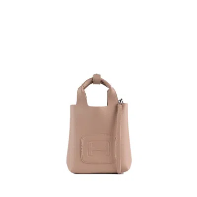 HOGAN HOGAN SHOPPING MINI H-BAG BEIGE