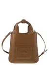 Hogan Shopping Mini H-bag In Brown