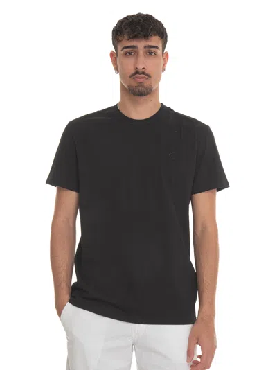 Hogan Cotton Jersey T-shirt In Black