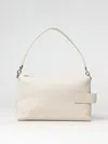 Hogan Script Bauletto Leather Shoulder Bag In Beige