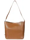 Hogan Pre Hocket Medium Leather Hobo Bag In Brown