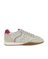 Hogan Side Logo-patch Low-top Sneakers In White