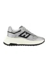 Hogan Side Logo Patch Platform Sneakers In White