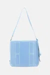 Hogan Sky Blue Hocket Medium Hobo In Blue