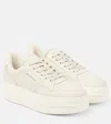 Hogan Skyscraper Leather White Sneakers In White
