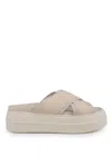 Hogan Plateausandalen Skyscraper Mit Leder In White