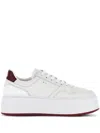 Hogan Skyscraper Platform Sneakers Featuring Perforated Detailing