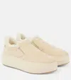 Hogan Slip-ons Skyscraper Aus Veloursleder In Weiss