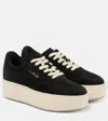 Hogan Skyscraper Suede Platform Sneakers In Schwarz
